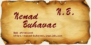 Nenad Buhavac vizit kartica